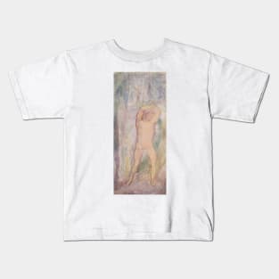 Bell-Tower Keeper by Odilon Redon Kids T-Shirt